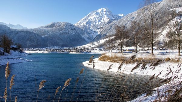Lake Lungerer in winter
